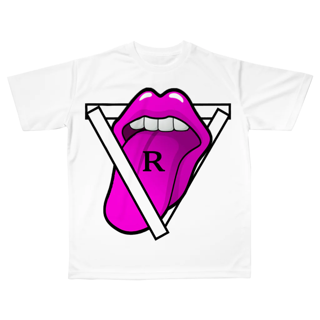Ryoga[実況やってる]のRyogapinkTongue All-Over Print T-Shirt