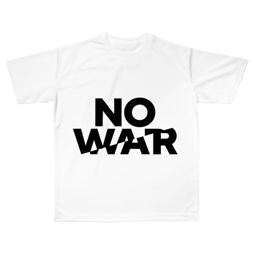 NoMoreWarの反戦｜NO WAR All-Over Print T-Shirt