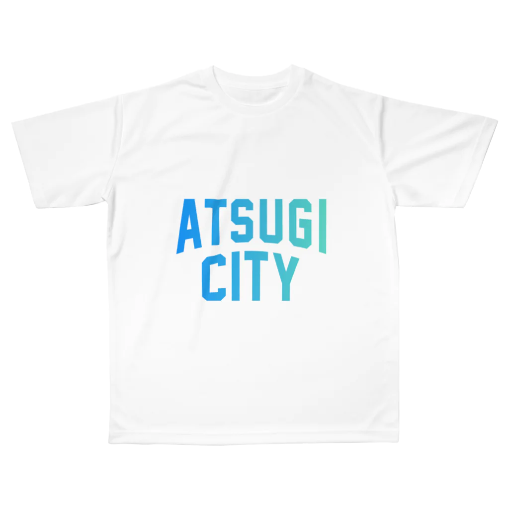 JIMOTOE Wear Local Japanの厚木市 ATSUGI CITY All-Over Print T-Shirt