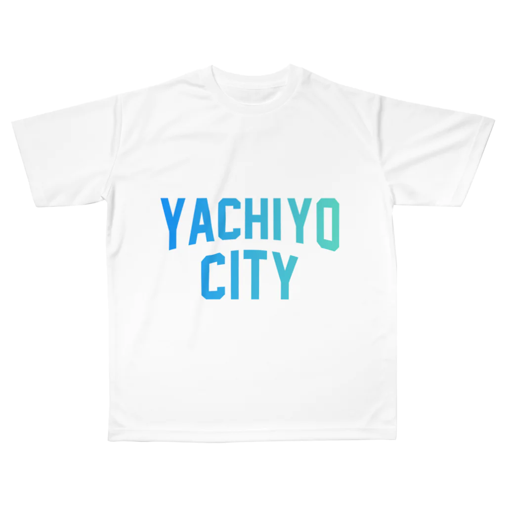 JIMOTOE Wear Local Japanの八千代市 YACHIYO CITY All-Over Print T-Shirt