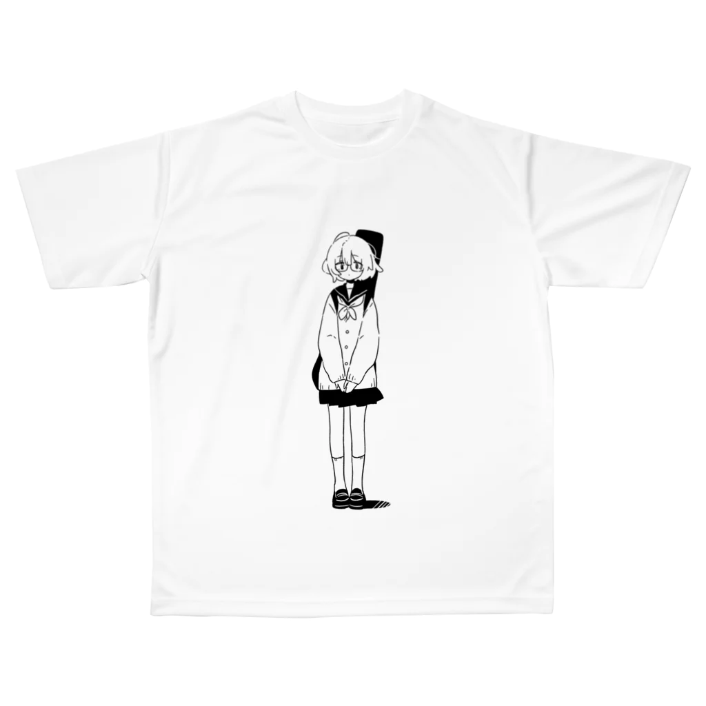 軽音部の女の子 フルグラフィックTシャツ