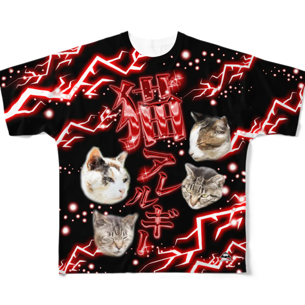 黒猫フルグラフィックTシャツ 黒猫 フルグラフィック T シャツ ホワイト XL | HLJ.co.jp