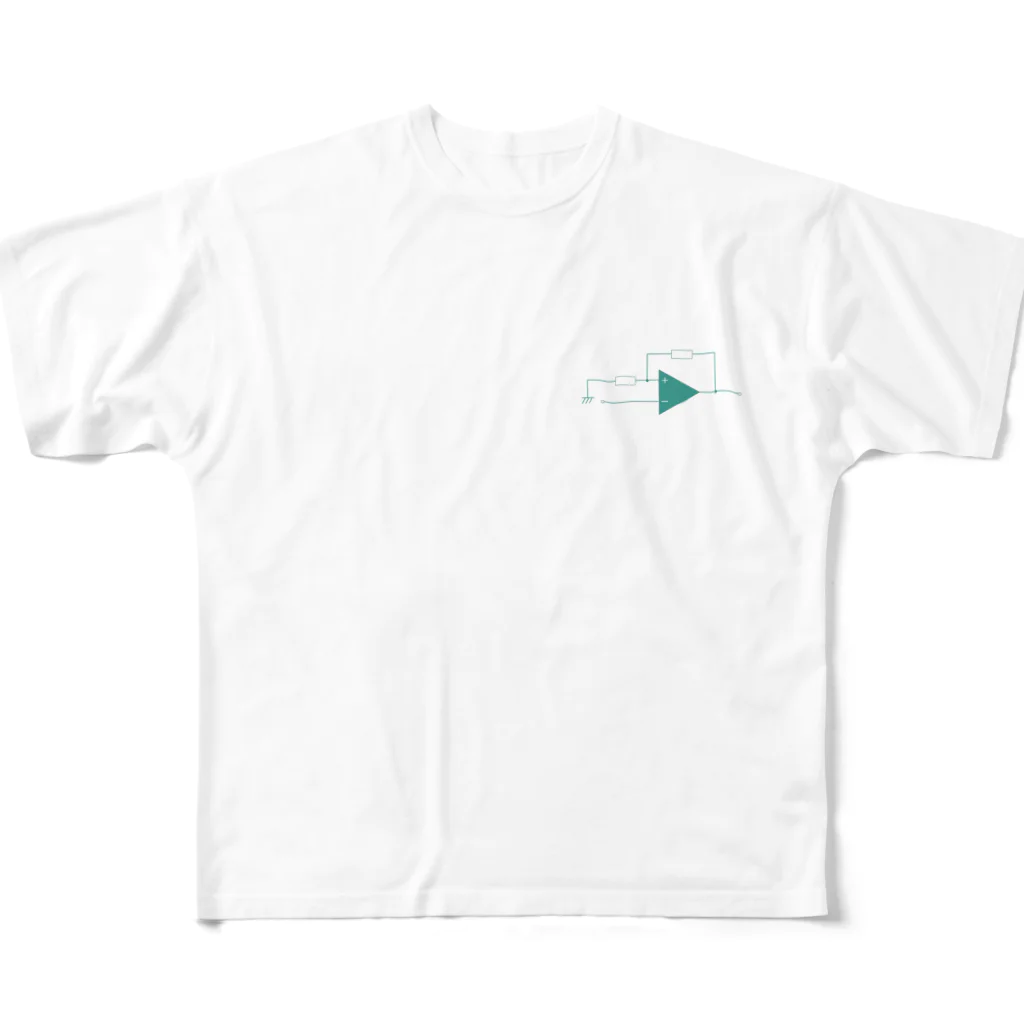 e-シャツの発散中の人　シャツ All-Over Print T-Shirt