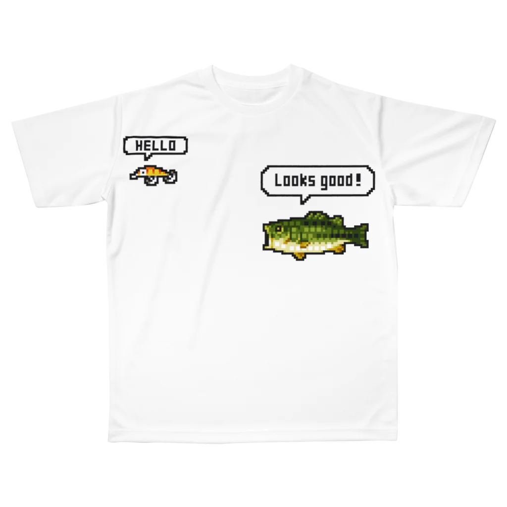 ドット絵どうぞの美味しいよ All-Over Print T-Shirt