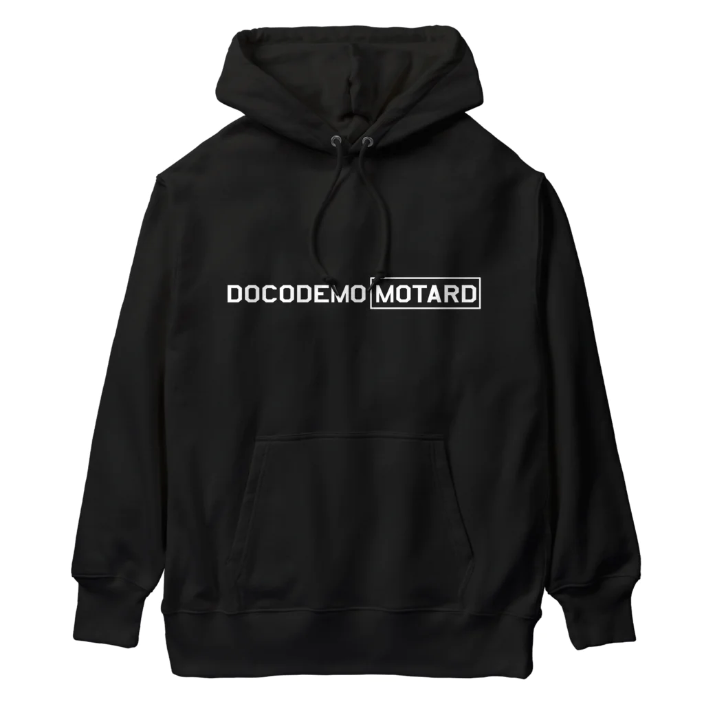 ドコデモモタード*DOCOMOTAのDOCODEMO MOTARD THE SIMPLE TYPO + Mayaaan　Duotone Heavyweight Hoodie