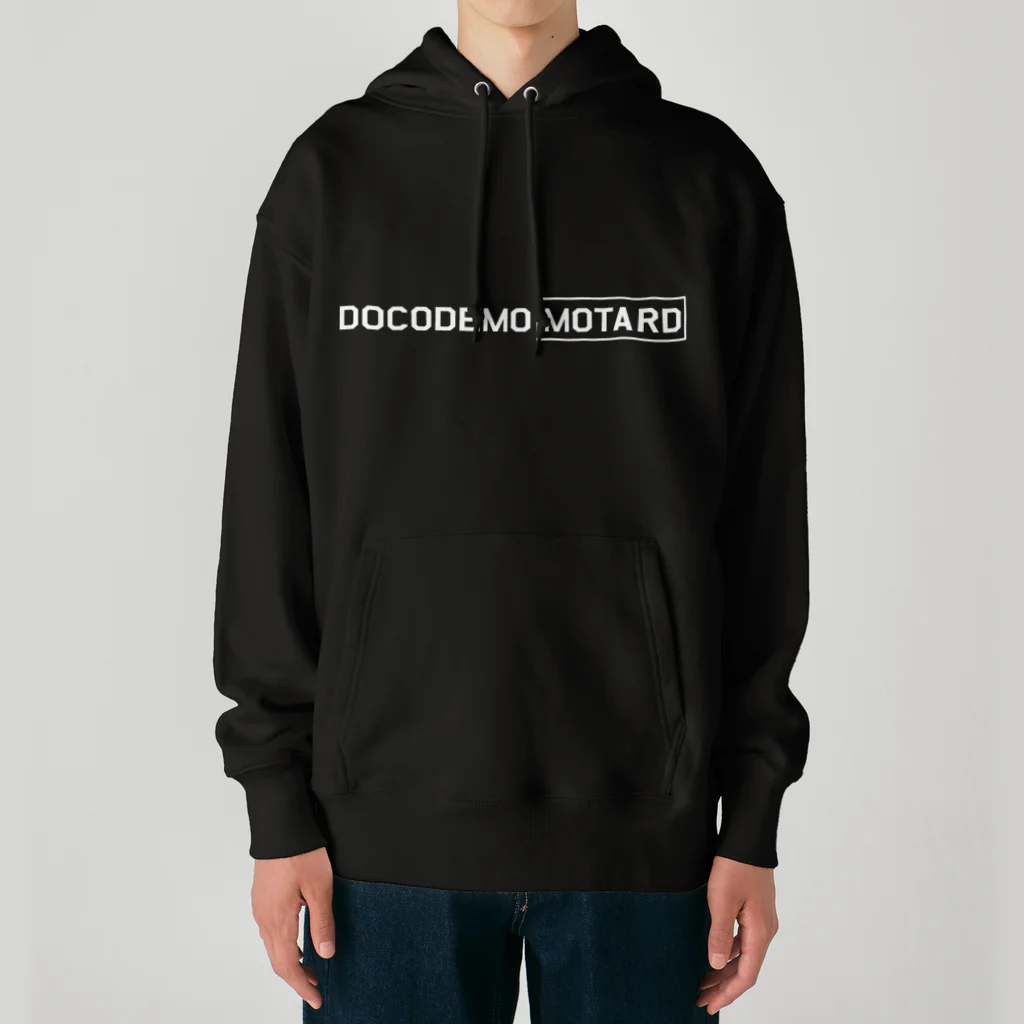 ドコデモモタード*DOCOMOTAのDOCODEMO MOTARD THE SIMPLE TYPO + Mayaaan　Duotone Heavyweight Hoodie