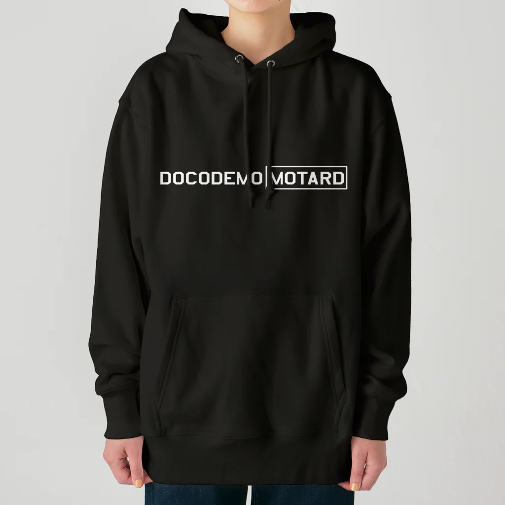 ドコデモモタード*DOCOMOTAのDOCODEMO MOTARD THE SIMPLE TYPO + Mayaaan　Duotone Heavyweight Hoodie