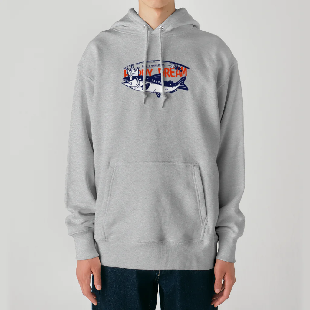 イラスト MONYAAT のサーモン サモタンの夢    ちいさめ Heavyweight Hoodie