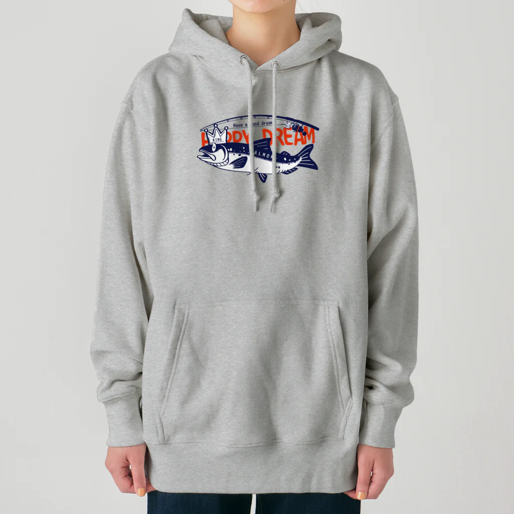 イラスト MONYAAT のサーモン サモタンの夢    ちいさめ Heavyweight Hoodie