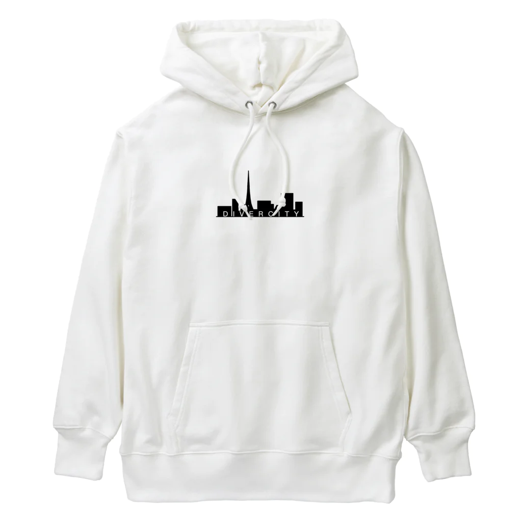 divercityのDIVERCITY フロントプリントロゴフーディ Heavyweight Hoodie