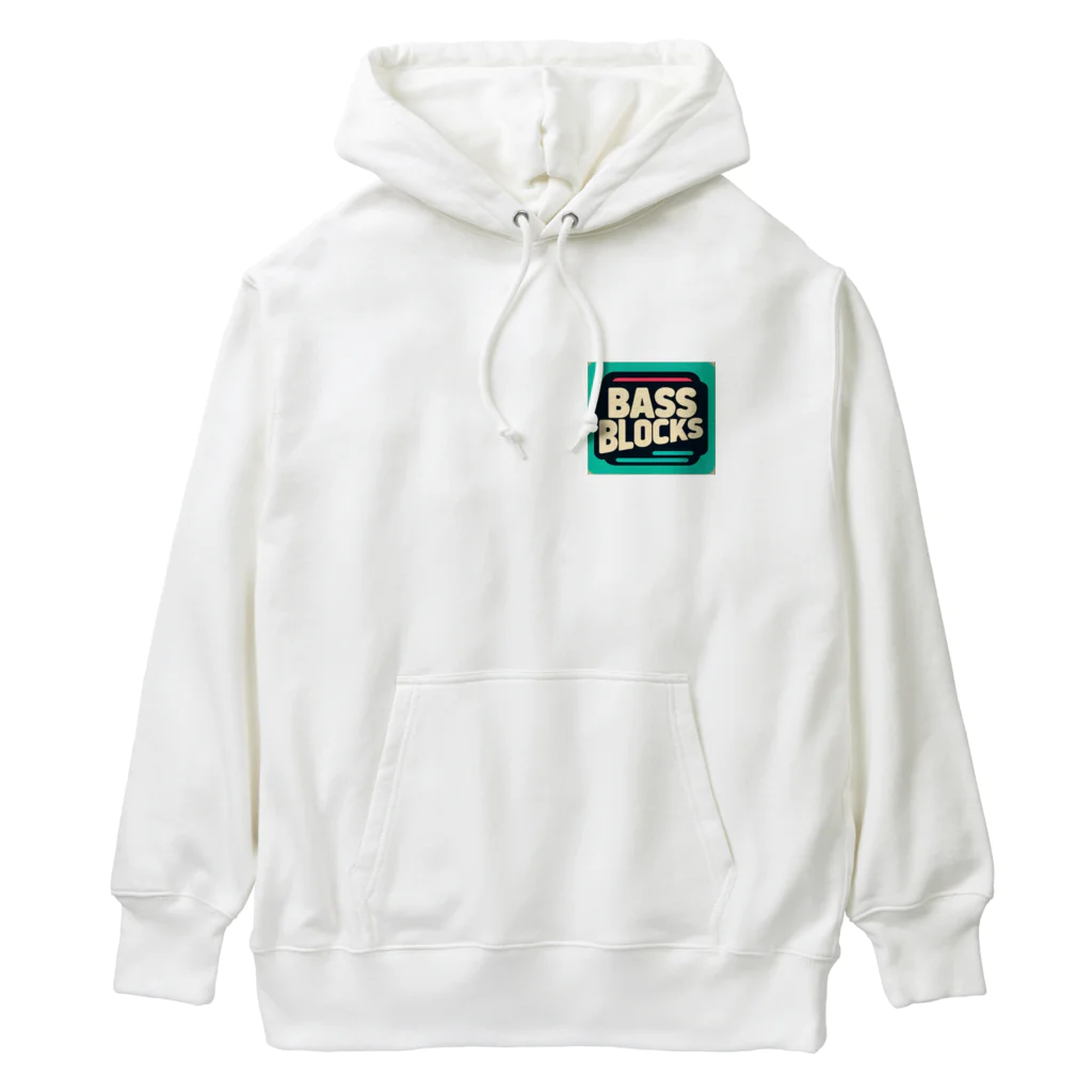 bassblocksのクラシカルバスロゴ Heavyweight Hoodie
