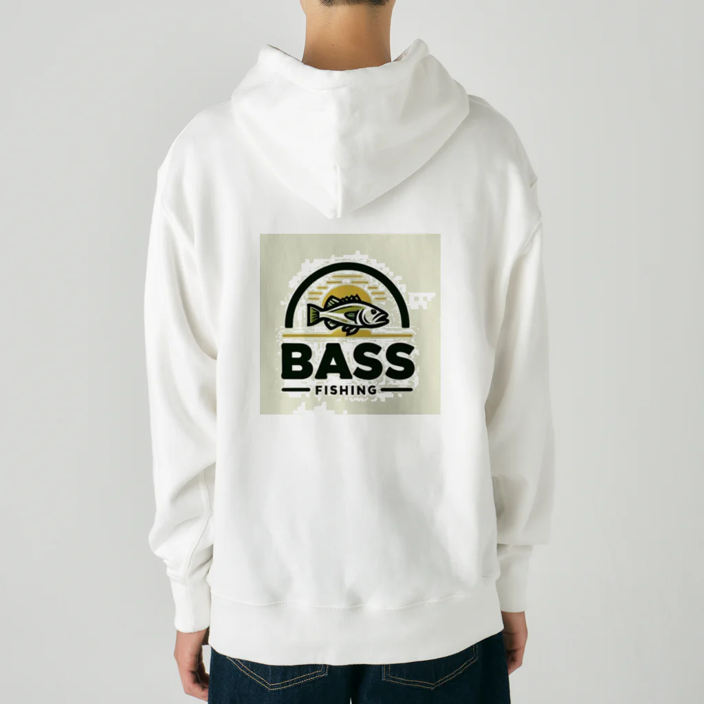 bassblocksのクラシカルバスロゴ Heavyweight Hoodie