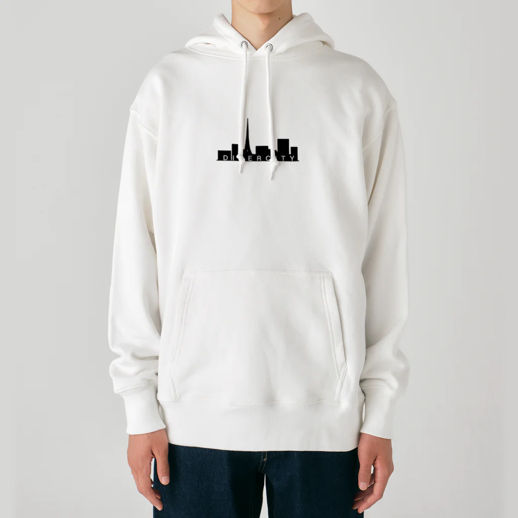 divercityのDIVERCITY フロントプリントロゴフーディ Heavyweight Hoodie