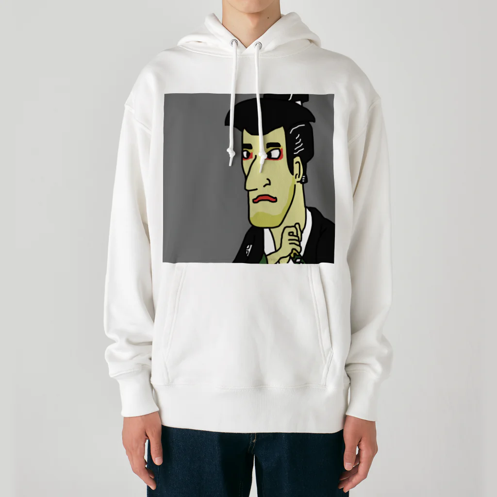 じゃぱにぃずぴぃぽぅの三代目市川高麗蔵の志賀大七 Heavyweight Hoodie