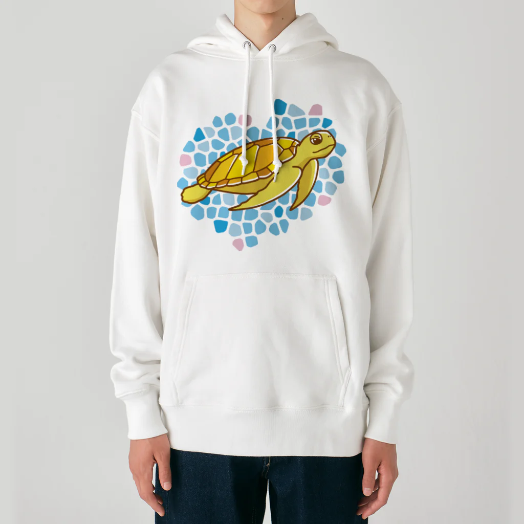 有限会社ケイデザインのウミガメさんの海【4】 Heavyweight Hoodie