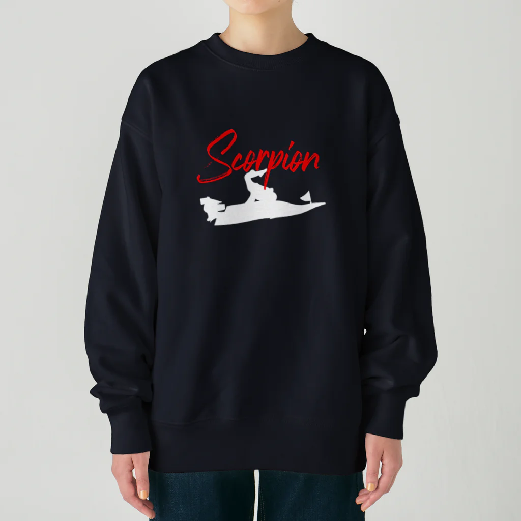 SiXSTORY【ボートレース.競艇グッズ】のスコーピオンターン（ボートレース.競艇） Heavyweight Crew Neck Sweatshirt