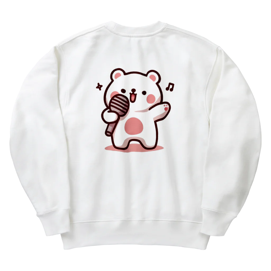 kumainchouの熱唱　くま Heavyweight Crew Neck Sweatshirt