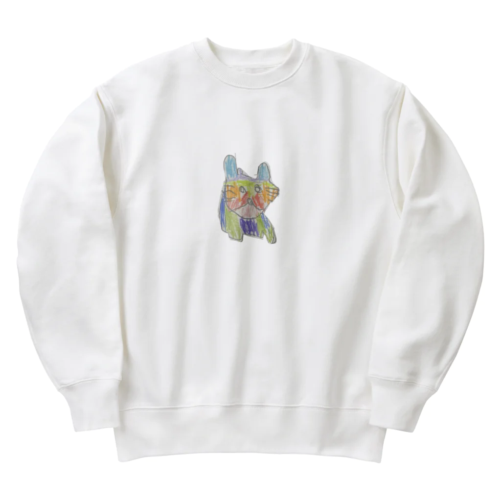 バラとオバケのお店のネコ Heavyweight Crew Neck Sweatshirt