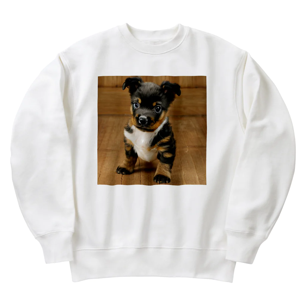 FUWAFUWAPAWSの可愛い子犬 Heavyweight Crew Neck Sweatshirt