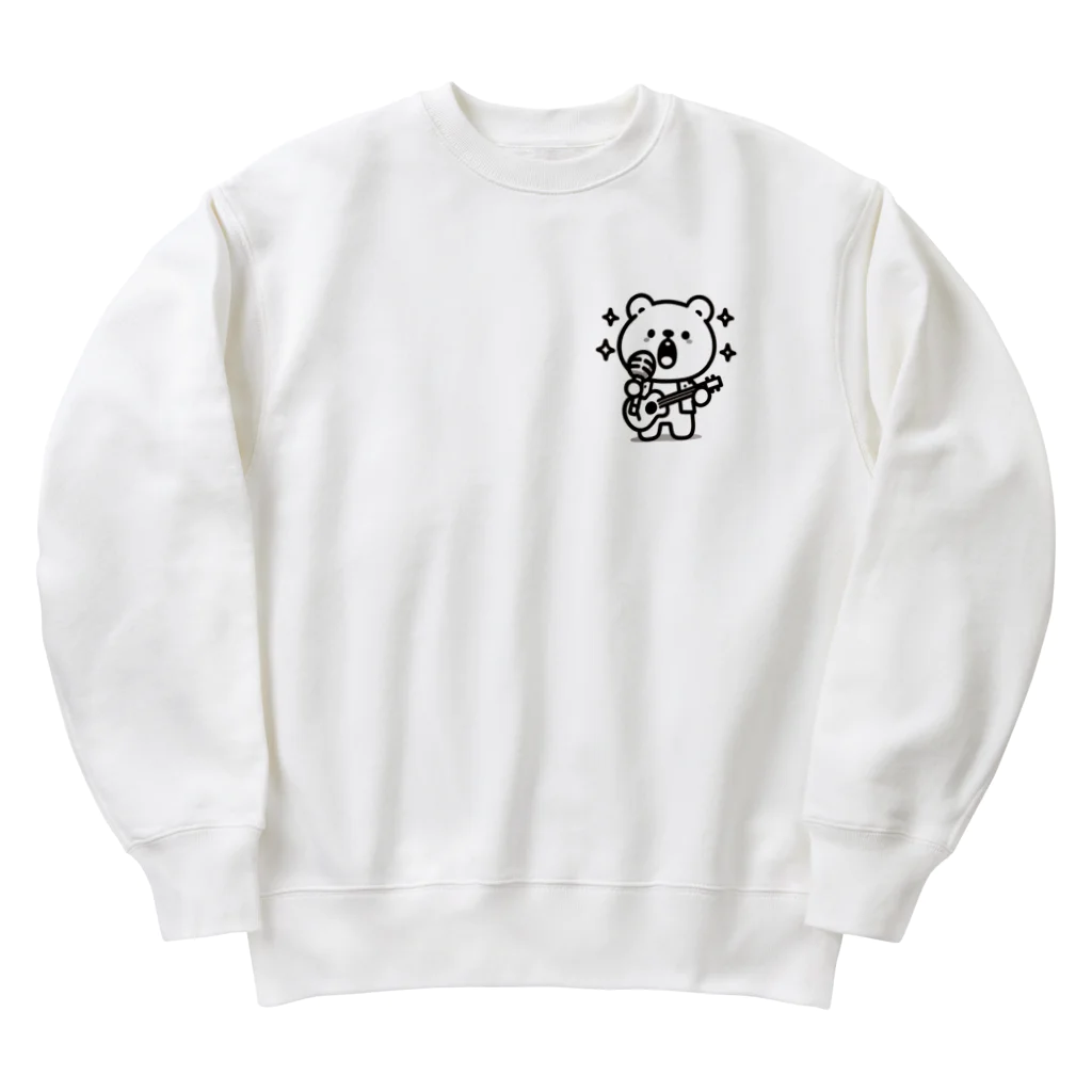kumainchouの熱唱　くま Heavyweight Crew Neck Sweatshirt