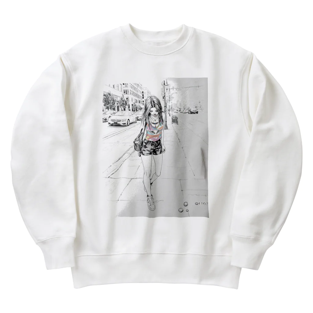 OtoAの隠れた宝石を探す人 Heavyweight Crew Neck Sweatshirt