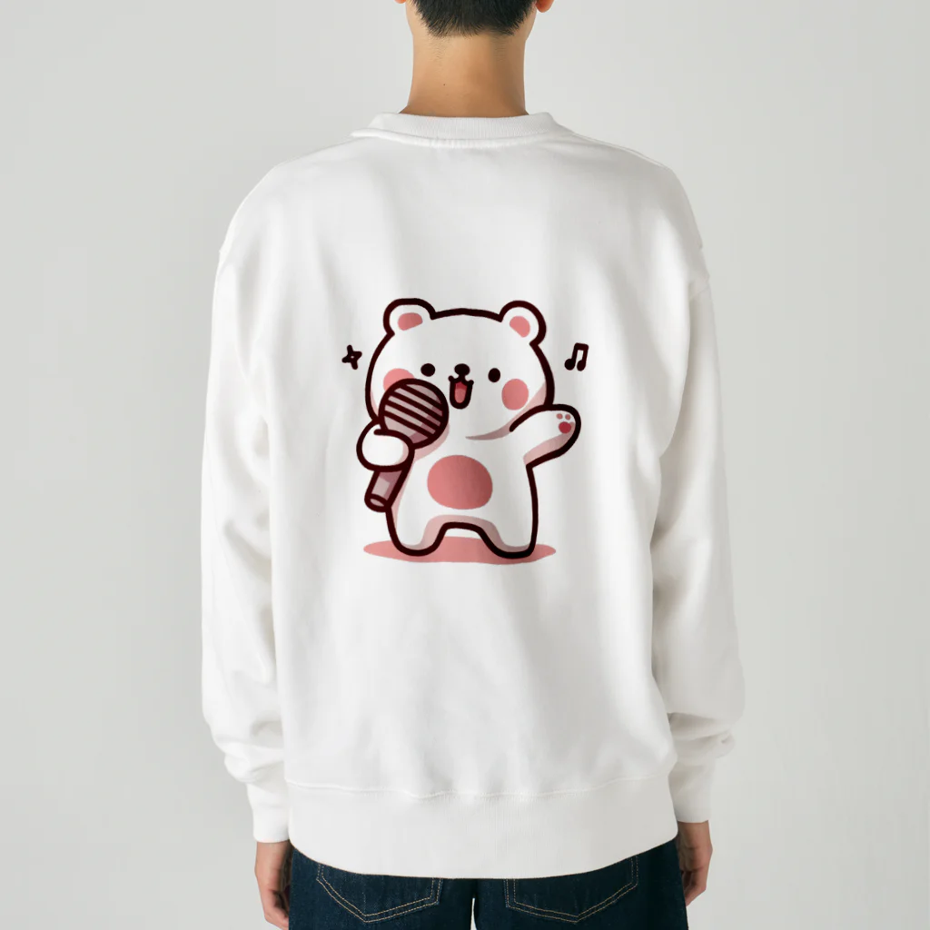 kumainchouの熱唱　くま Heavyweight Crew Neck Sweatshirt