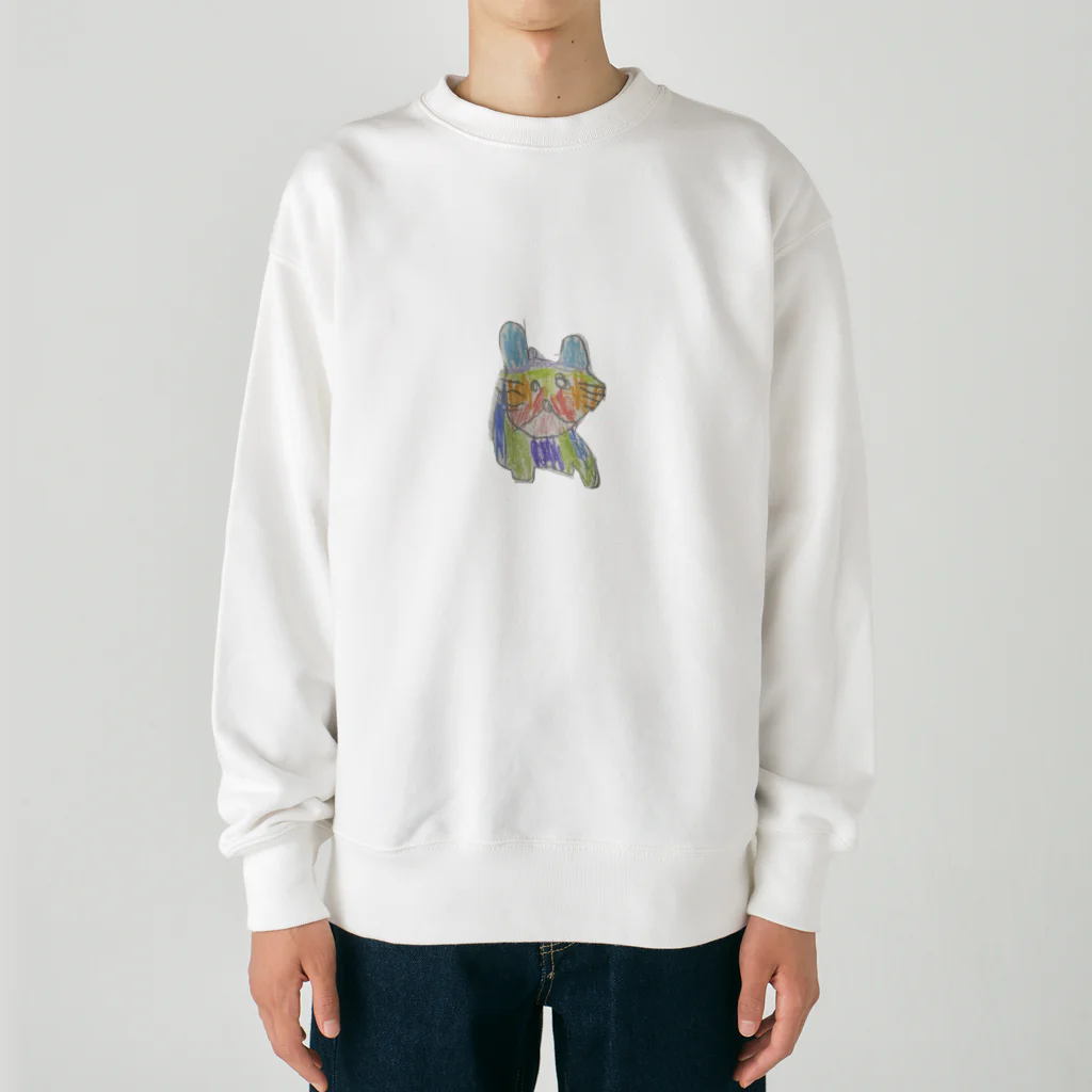 バラとオバケのお店のネコ Heavyweight Crew Neck Sweatshirt