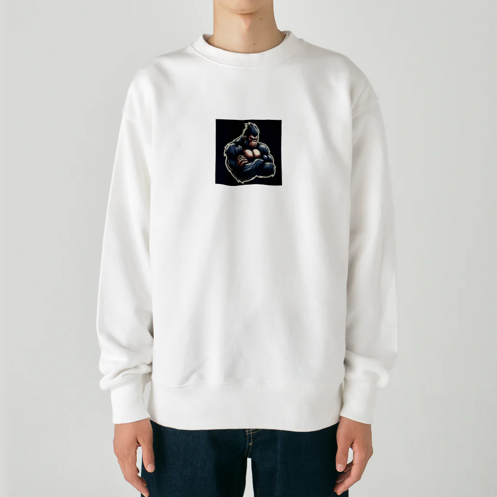GOODY-MANの考えるゴリラ Heavyweight Crew Neck Sweatshirt