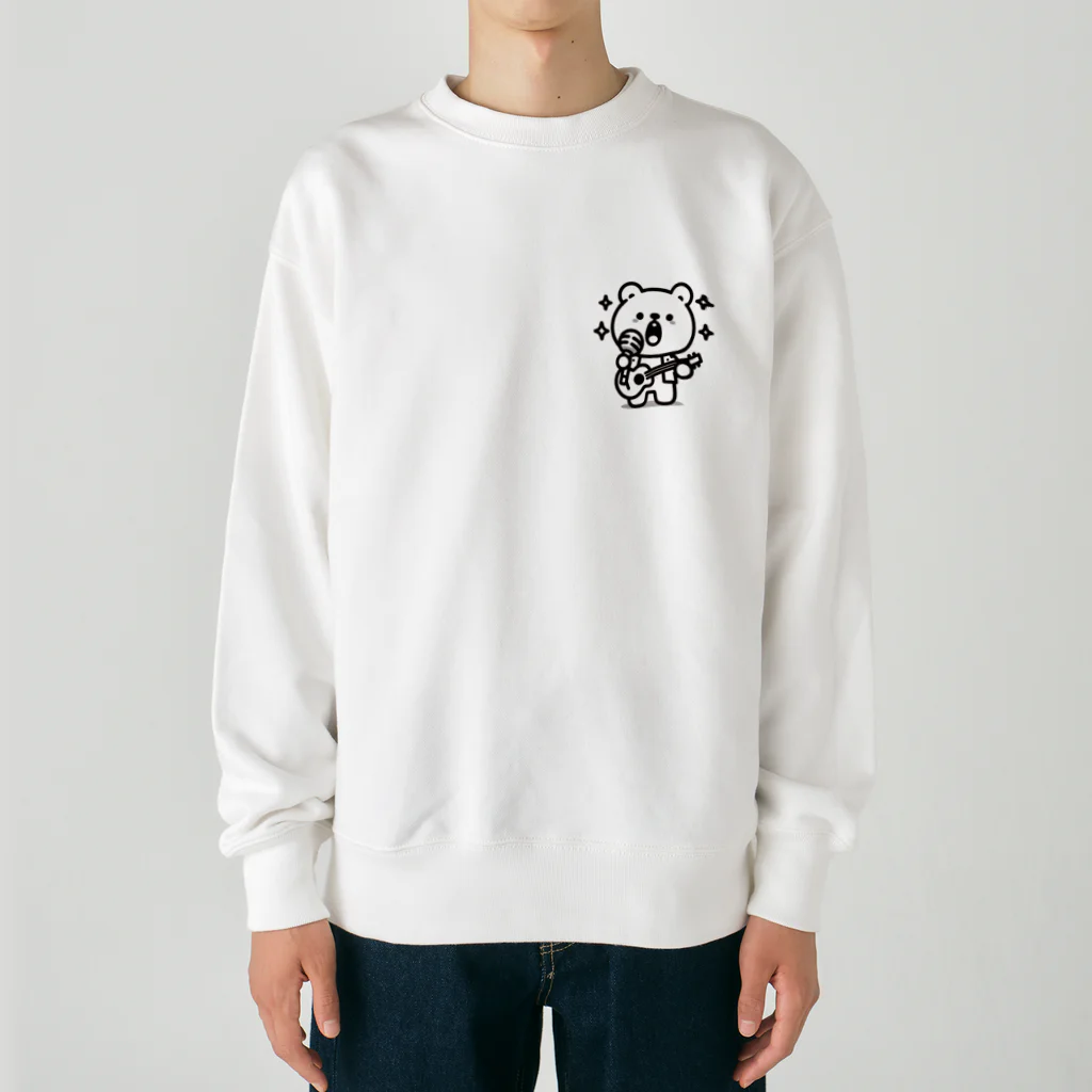kumainchouの熱唱　くま Heavyweight Crew Neck Sweatshirt
