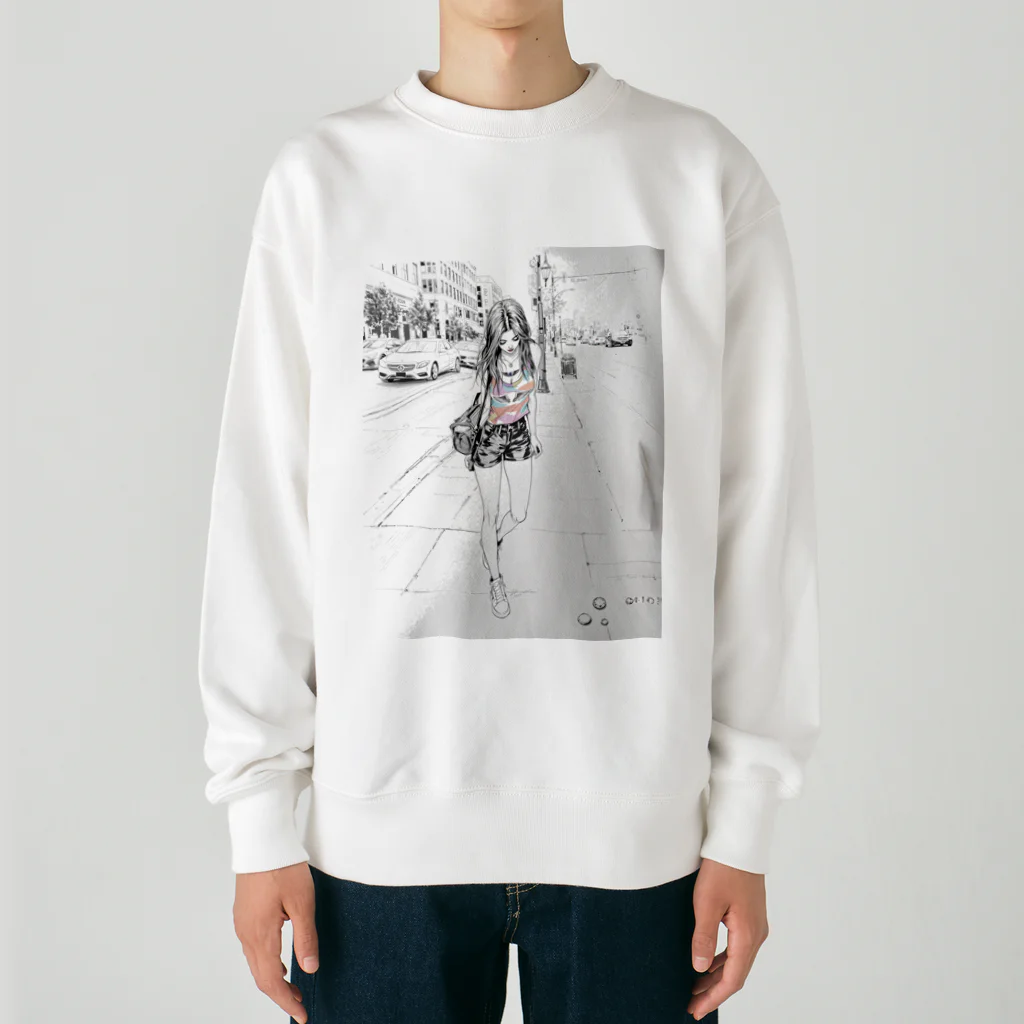 OtoAの隠れた宝石を探す人 Heavyweight Crew Neck Sweatshirt