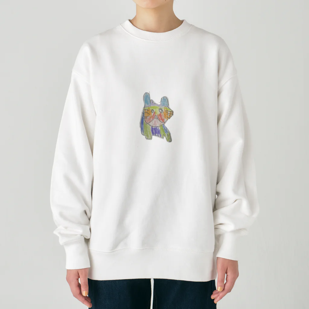 バラとオバケのお店のネコ Heavyweight Crew Neck Sweatshirt