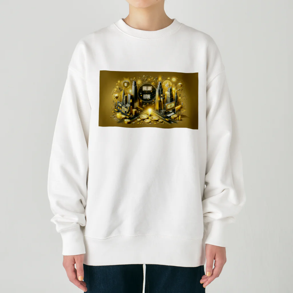 【公式】金運アップのBrilliant Futureの【公式】Brilliant Future-最新金運アップ Heavyweight Crew Neck Sweatshirt