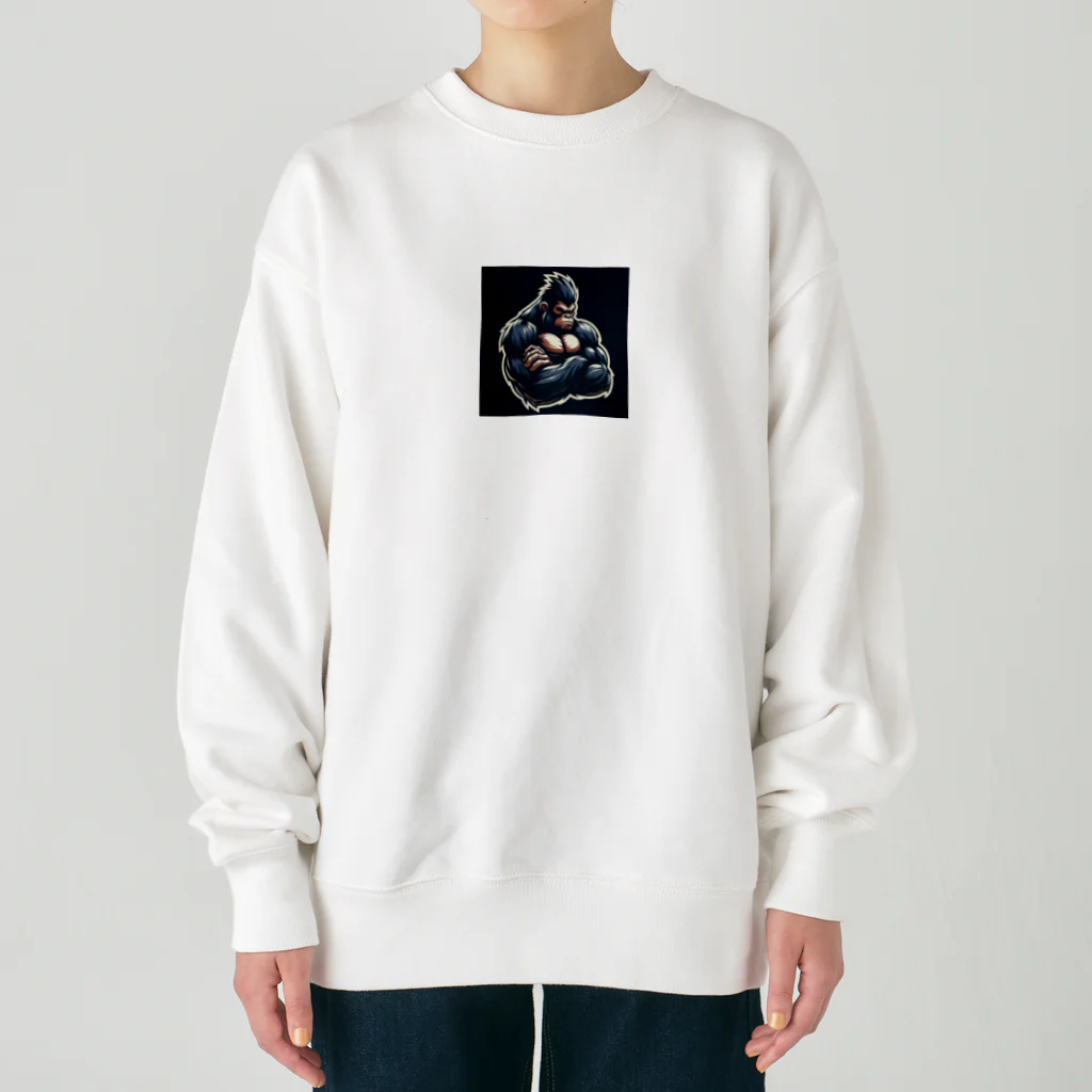GOODY-MANの考えるゴリラ Heavyweight Crew Neck Sweatshirt
