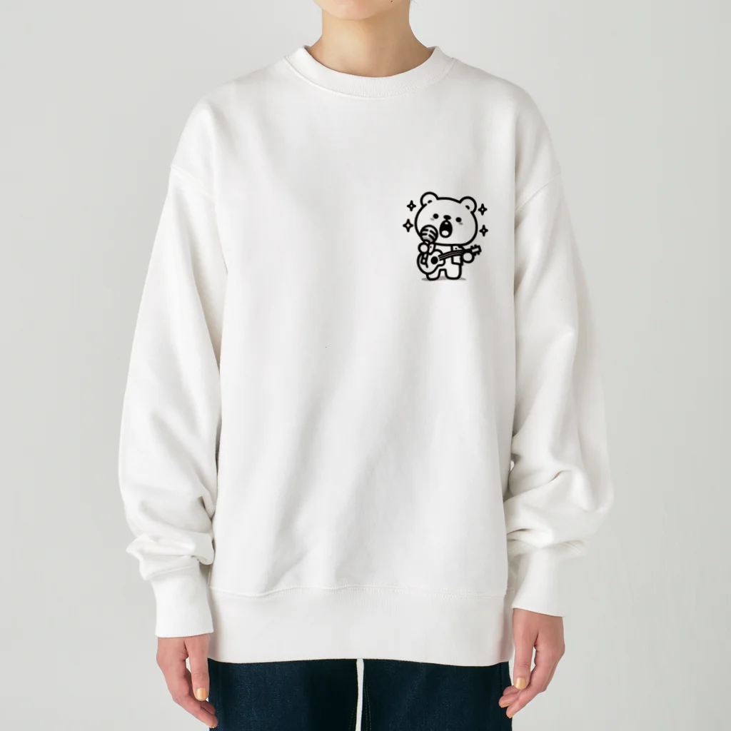 kumainchouの熱唱　くま Heavyweight Crew Neck Sweatshirt