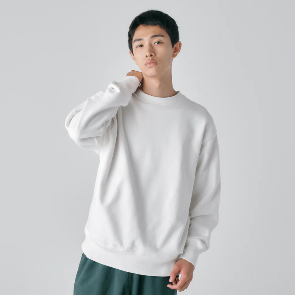 トコロコムギの絵の具にゃんこ Heavyweight Crew Neck Sweatshirt