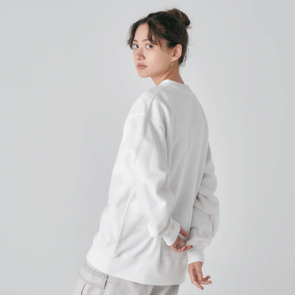 トコロコムギの絵の具にゃんこ Heavyweight Crew Neck Sweatshirt