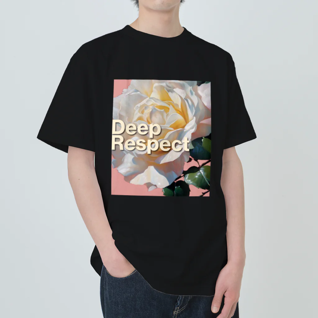 黒野のWhite Rose Heavyweight T-Shirt