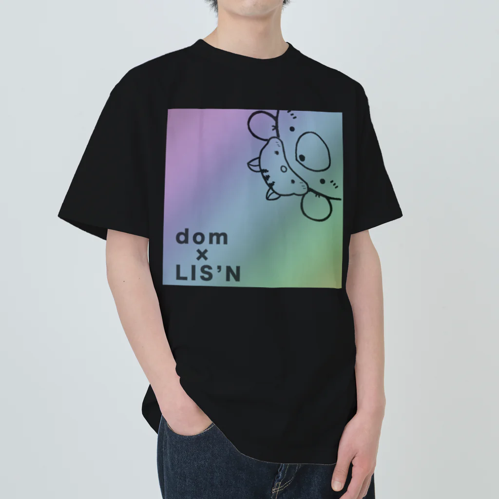 どむショップのDom×LIS’N Heavyweight T-Shirt
