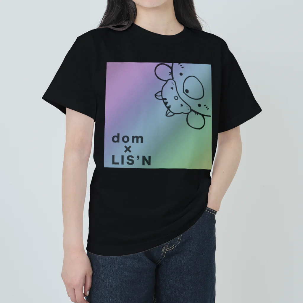 どむショップのDom×LIS’N Heavyweight T-Shirt