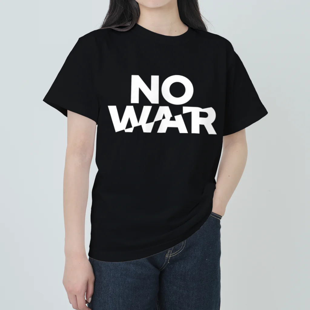 NoMoreWarの反戦｜NO WAR Heavyweight T-Shirt
