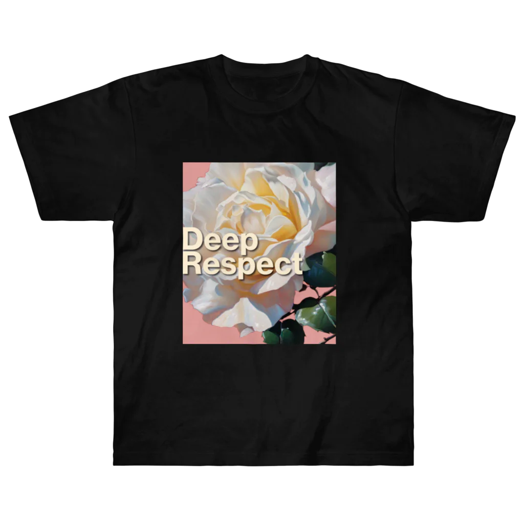 黒野のWhite Rose Heavyweight T-Shirt
