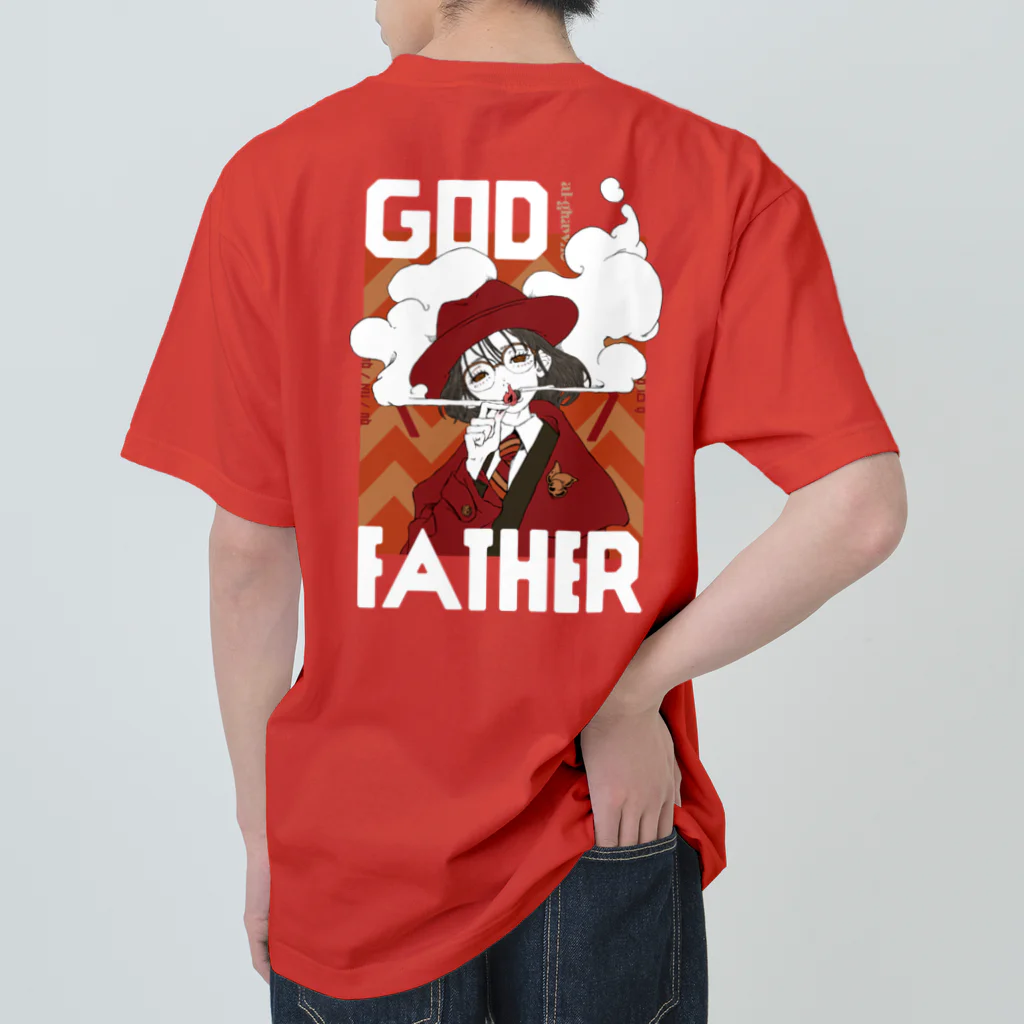 9 10 9（ qu / ten / qu ）のGODFATHER Heavyweight T-Shirt