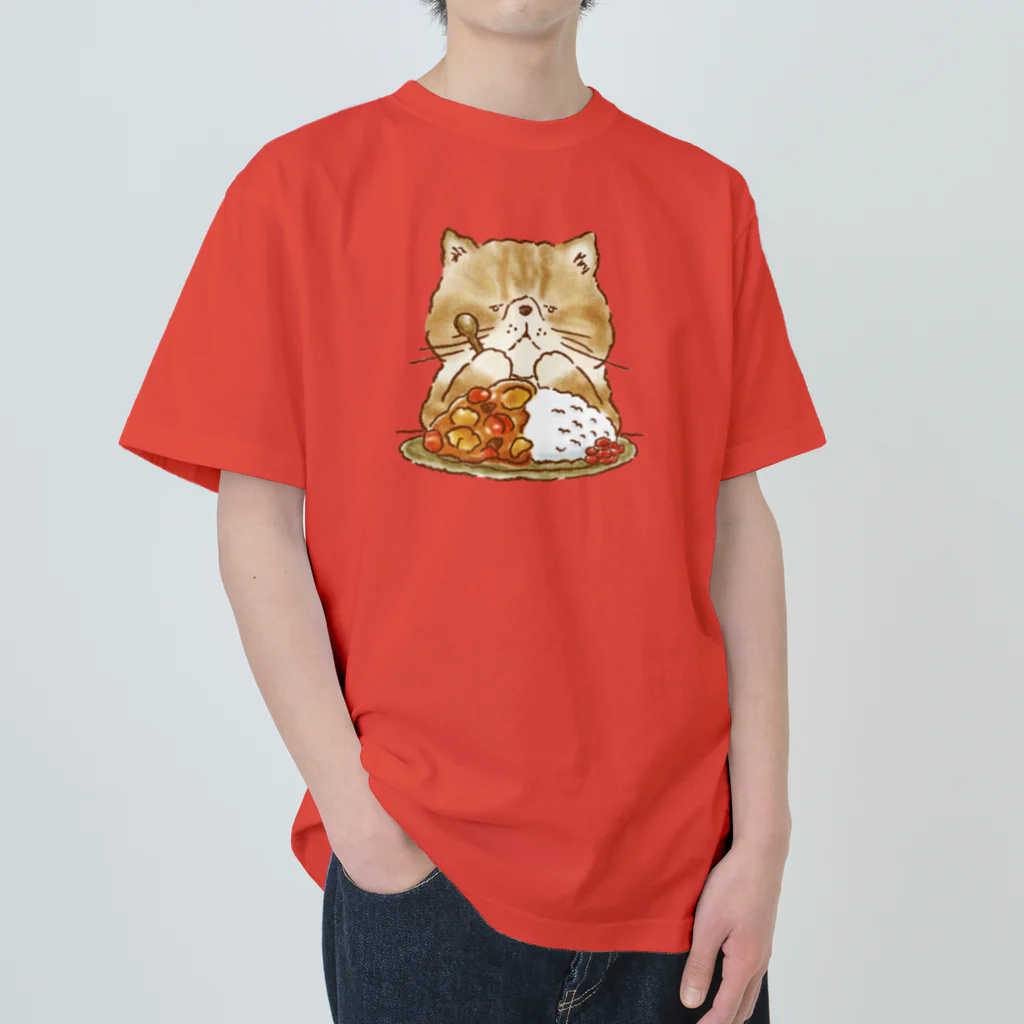 coeur.yu（クードットユー）の「このカレーは絶対絶対美味しいやつ...」 Heavyweight T-Shirt