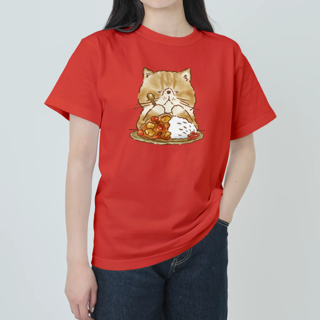 coeur.yu（クードットユー）の「このカレーは絶対絶対美味しいやつ...」 Heavyweight T-Shirt