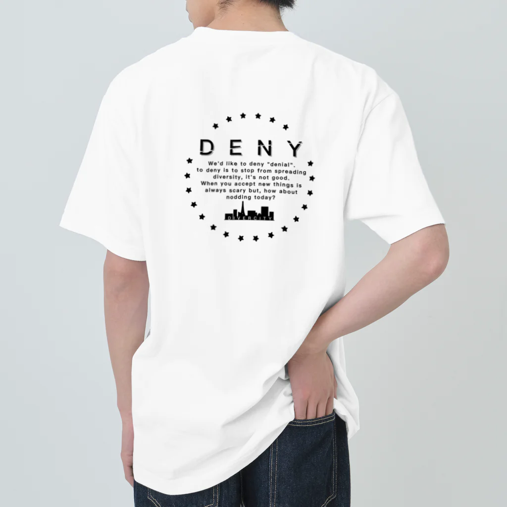 divercityのDENY バックプリントT Heavyweight T-Shirt