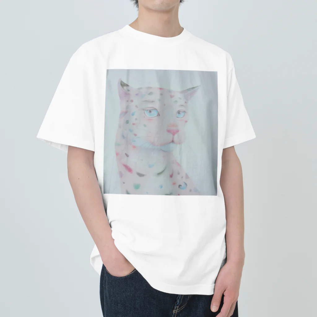 みにゆん　ねこのMysterious ~ magical Heavyweight T-Shirt
