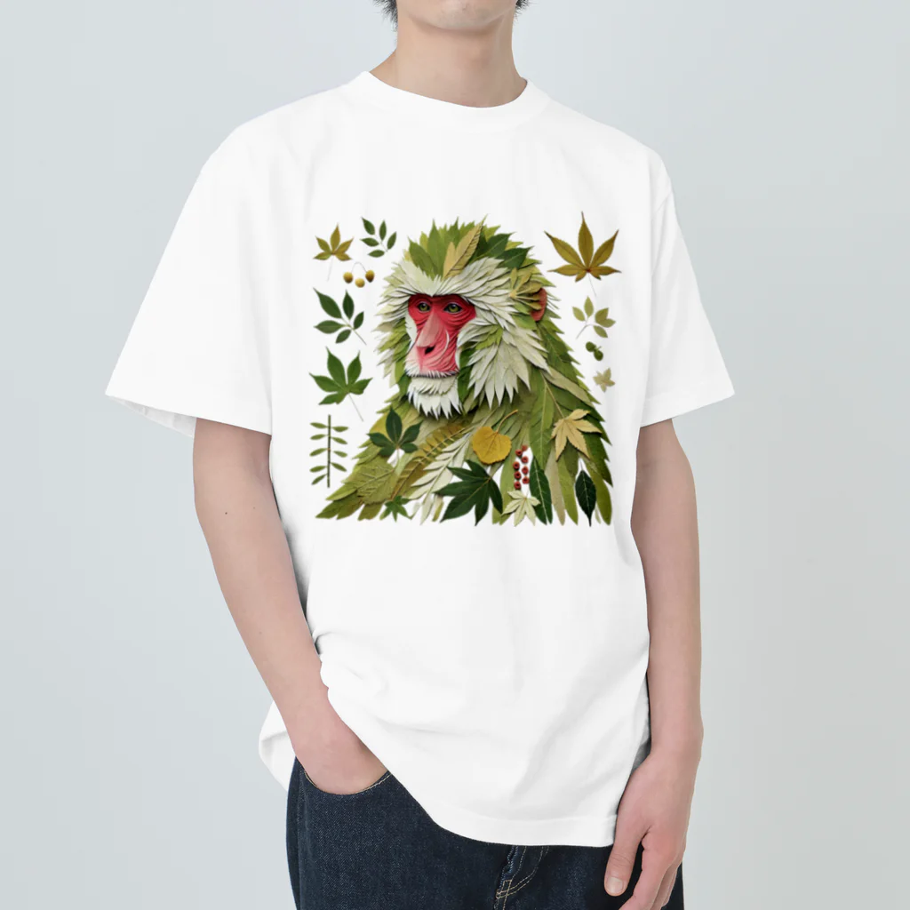 ロボぞう工務店の森が描く肖像 Heavyweight T-Shirt