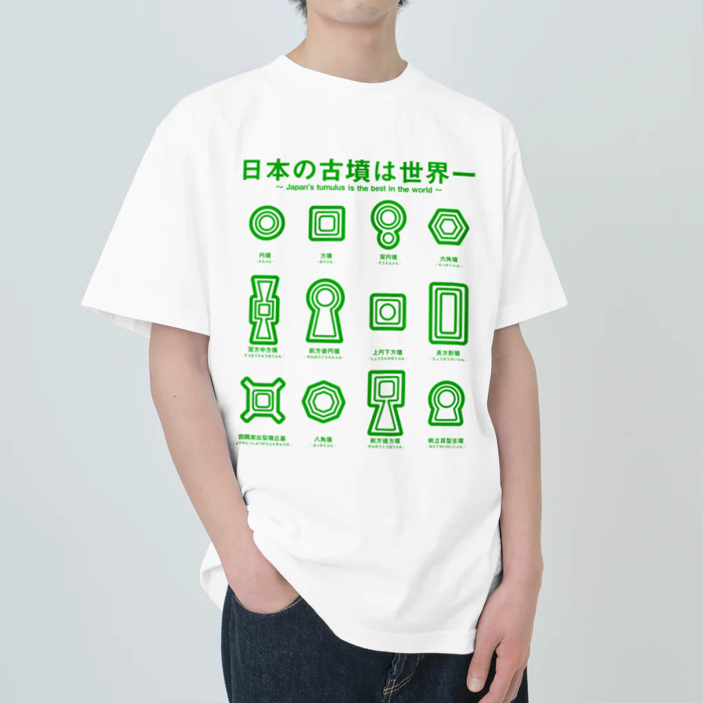 日本の古墳は世界一 デザイン乙型（緑） / まろぽけっと