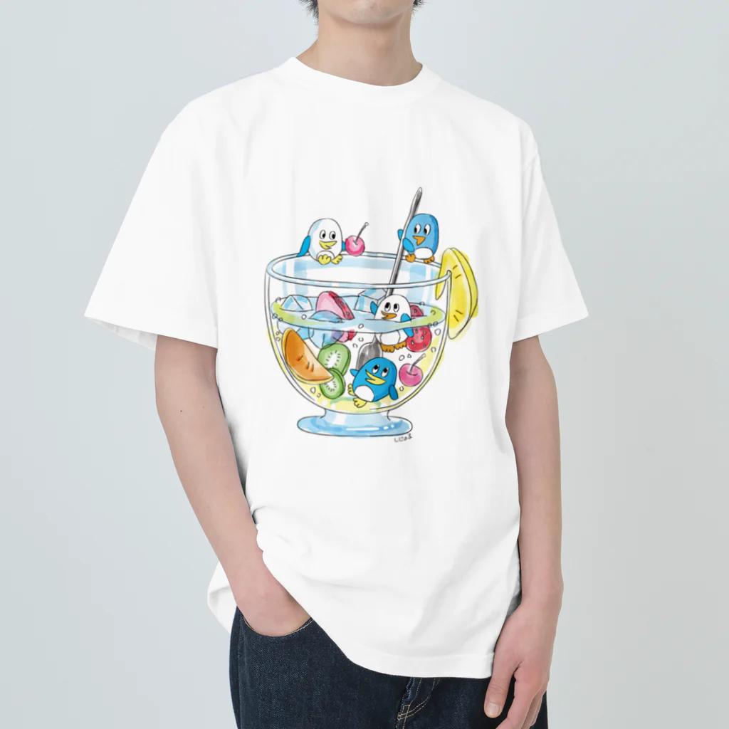 しじょるのペンギンとフルーツサワー Heavyweight T-Shirt