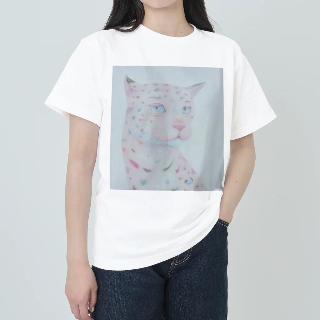 みにゆん　ねこのMysterious ~ magical Heavyweight T-Shirt